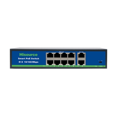 8POE+2FE 250m Long Distance POE Switch (Built-in)